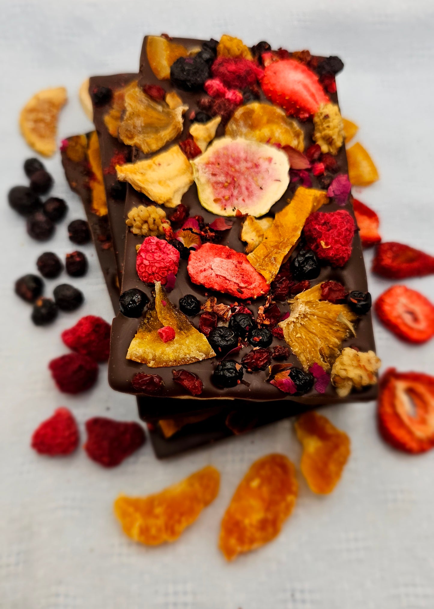 Dark Chocolate Bar with Fruit