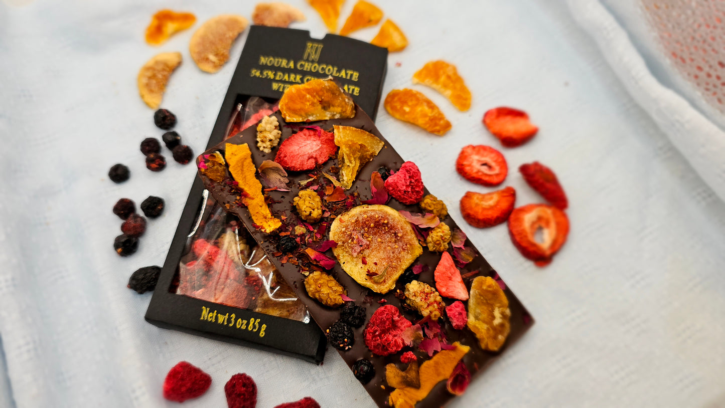 Dark Chocolate Bar with Fruit